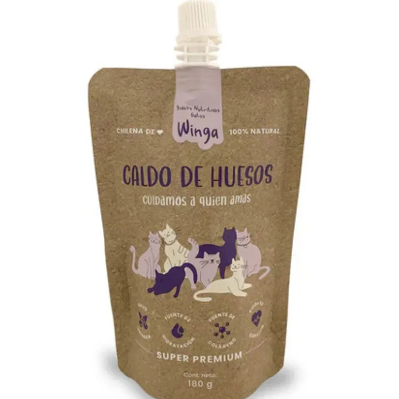 Winga Caldo de Huesos para Gatos 180gr