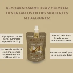 Winga Chicken Fiesta Snack para Gatos 90gr
