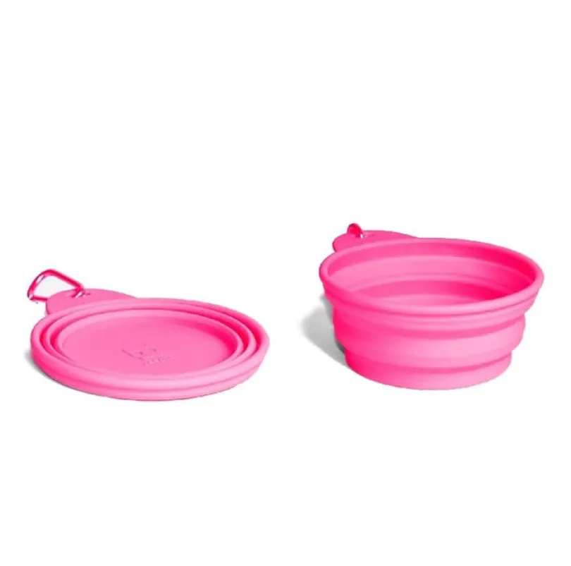 ZeeDog Plato Go Bowl Pink