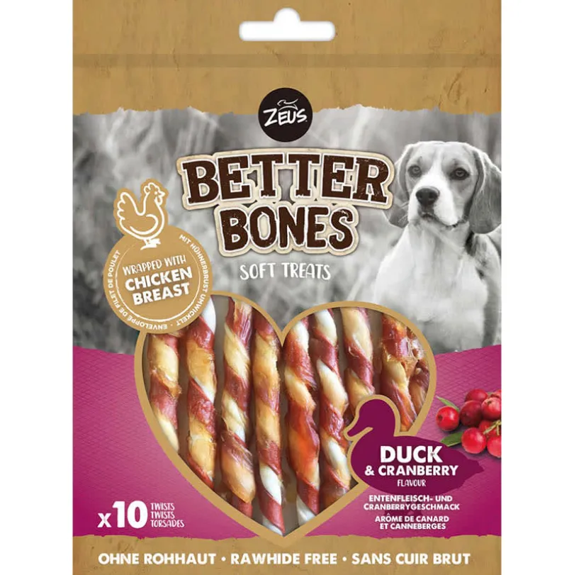 Zeus Better Bones Palitos Pato y Arándanos 10 unidades 114gr